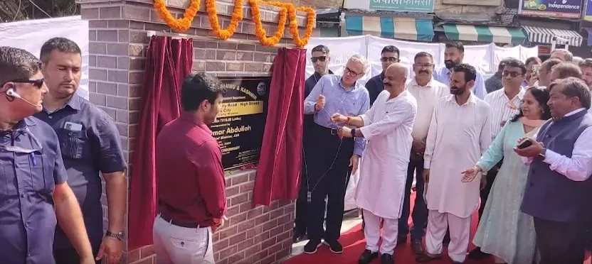 जम्मू में रेजिडेंसी रोड-हाई स्ट्रीट प्रोजेक्ट का उद्घाटन: व्यापार और धार्मिक पर्यटन को मिलेगी नई रफ्तार