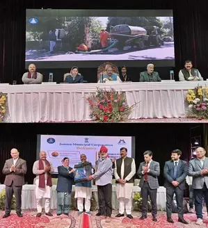 Protective Equipment Distributed to Jammu Sewer Workers by Centre
