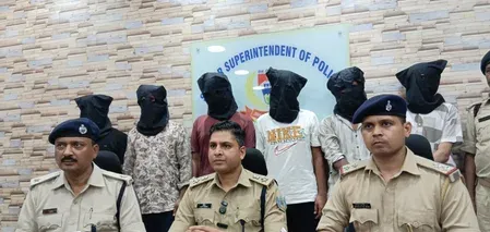 जमशेदपुर: जुगसलाई में कपड़ा कारोबारी पर फायरिंग, मनीष सिंह गिरोह के 6 बदमाश गिरफ्तार