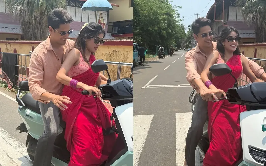 Janhvi Kapoor Enjoys a Joyride with Sidharth Malhotra as Param