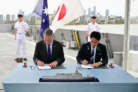Japan and Australia Formalize Agreement for Joint Frigate Construction