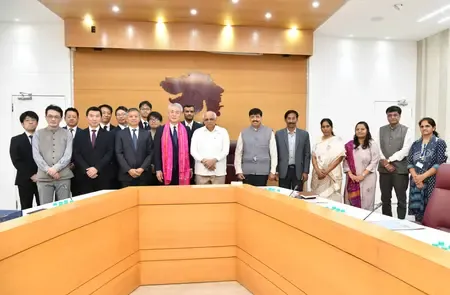 जापान के इवाते प्रांत के उप-राज्यपाल और जेआईसीए प्रतिनिधिमंडल ने सीएम भूपेंद्र पटेल से मुलाकात की