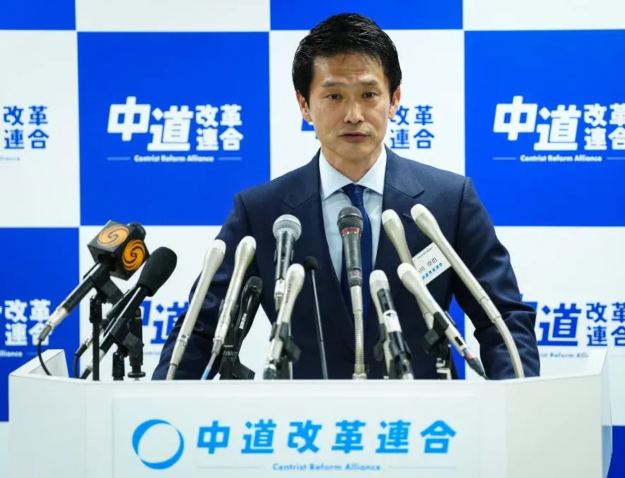 Japan's CRA opposition party disbands, Ogawa to launch new centrist party