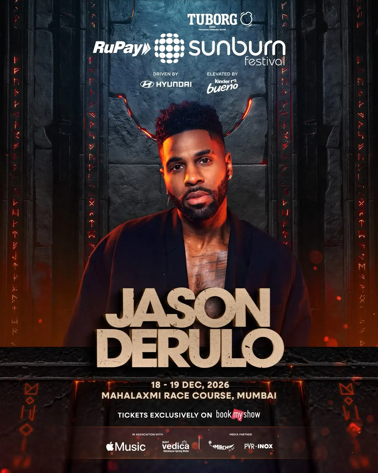 Jason Derulo joins Sunburn 2024 lineup as fourth headliner in Mumbai debut