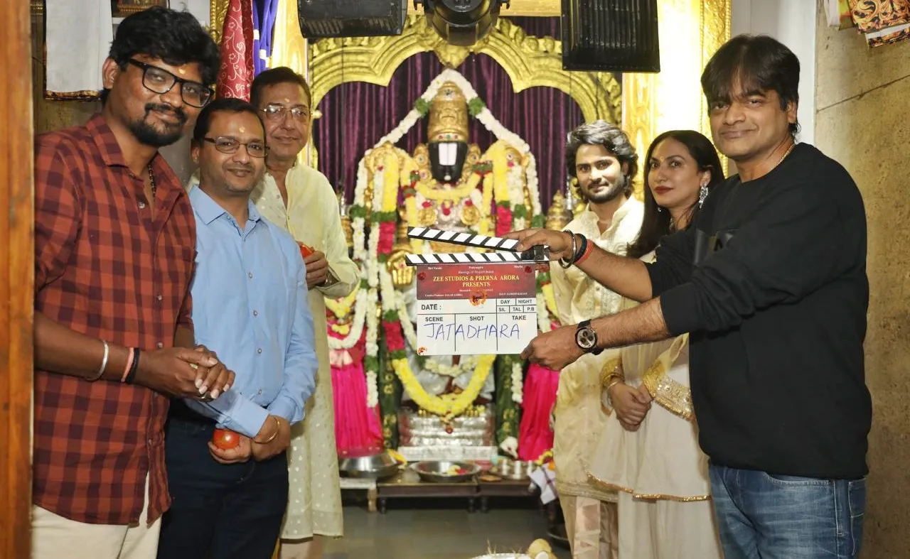 Production of ‘Jatadhara’ Kicks Off with Muhurat Ceremony in Hyderabad