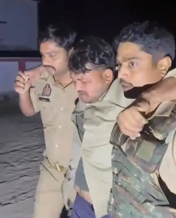 जौनपुर: पुलिस और गोतस्कर के बीच मुठभेड़, 25 हजार का इनामी गिरफ्तार