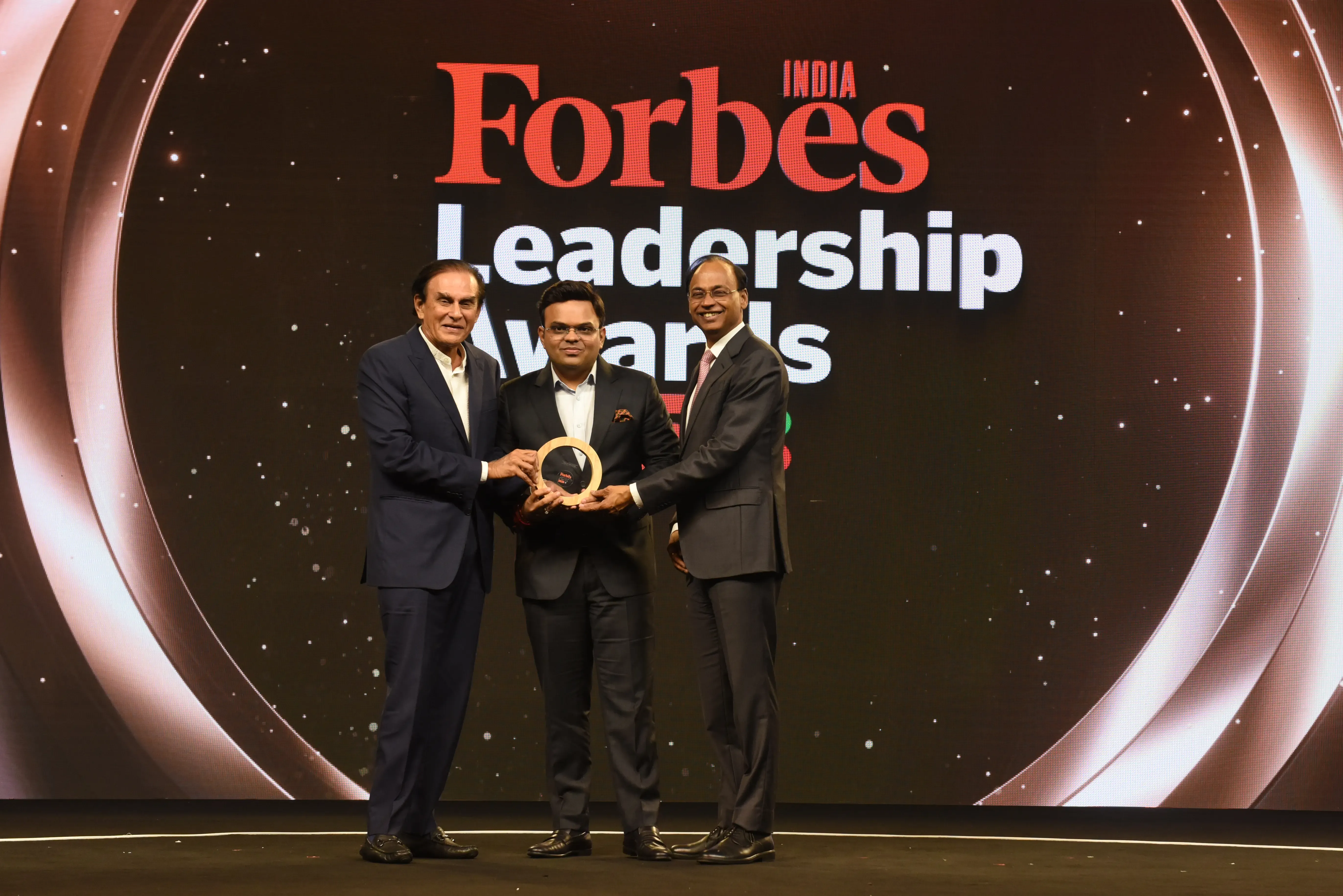 Jay Shah Honored with Icon of Excellence Award at Forbes India Leadership Awards 2025