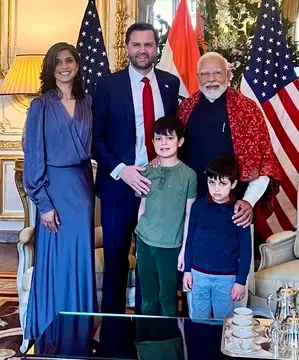 JD Vance Arrives in Delhi with Family Today
