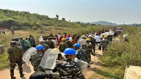 What Happened During the Attack on Jharkhand Police Reopening a Stone Mine?