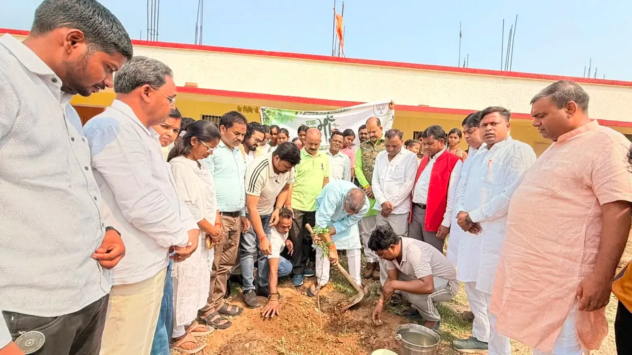 विश्व पर्यावरण दिवस पर झारखंड में BJP का 'एक पेड़ मां के नाम' अभियान, प्रदेशभर में पौधारोपण