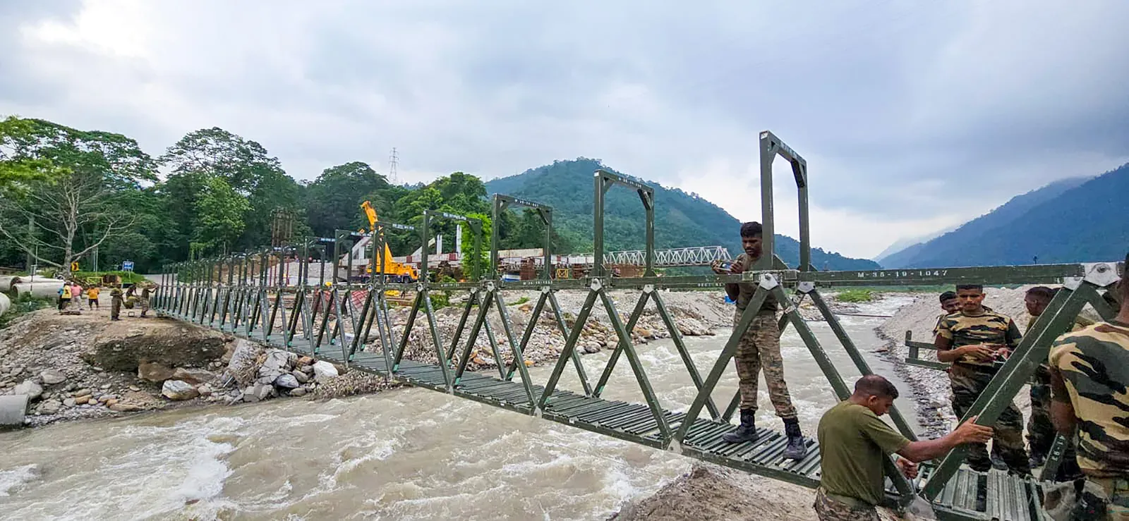 BRO builds 140-ft Bailey bridge in 12 days, restores Machail connectivity