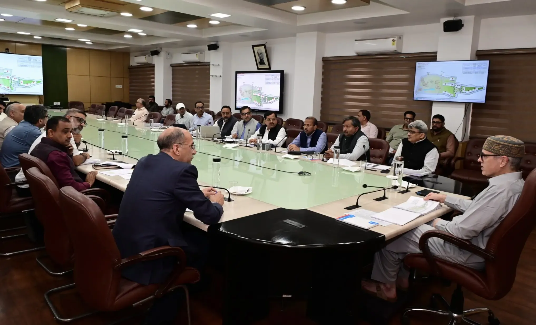 Jammu & Kashmir Chief Minister Assesses High Court Complex Construction Progress