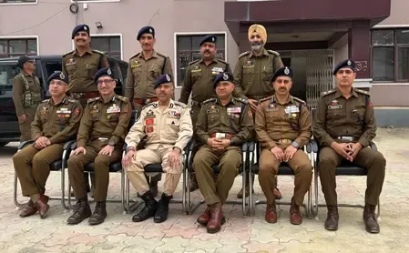 Jammu and Kashmir DGP Nalin Prabhat Evaluates Security and Anti-Terrorism Measures in Awantipora