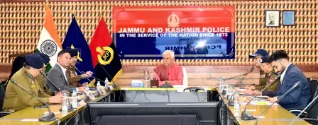 Manoj Sinha Leads Security Review Meeting in Srinagar