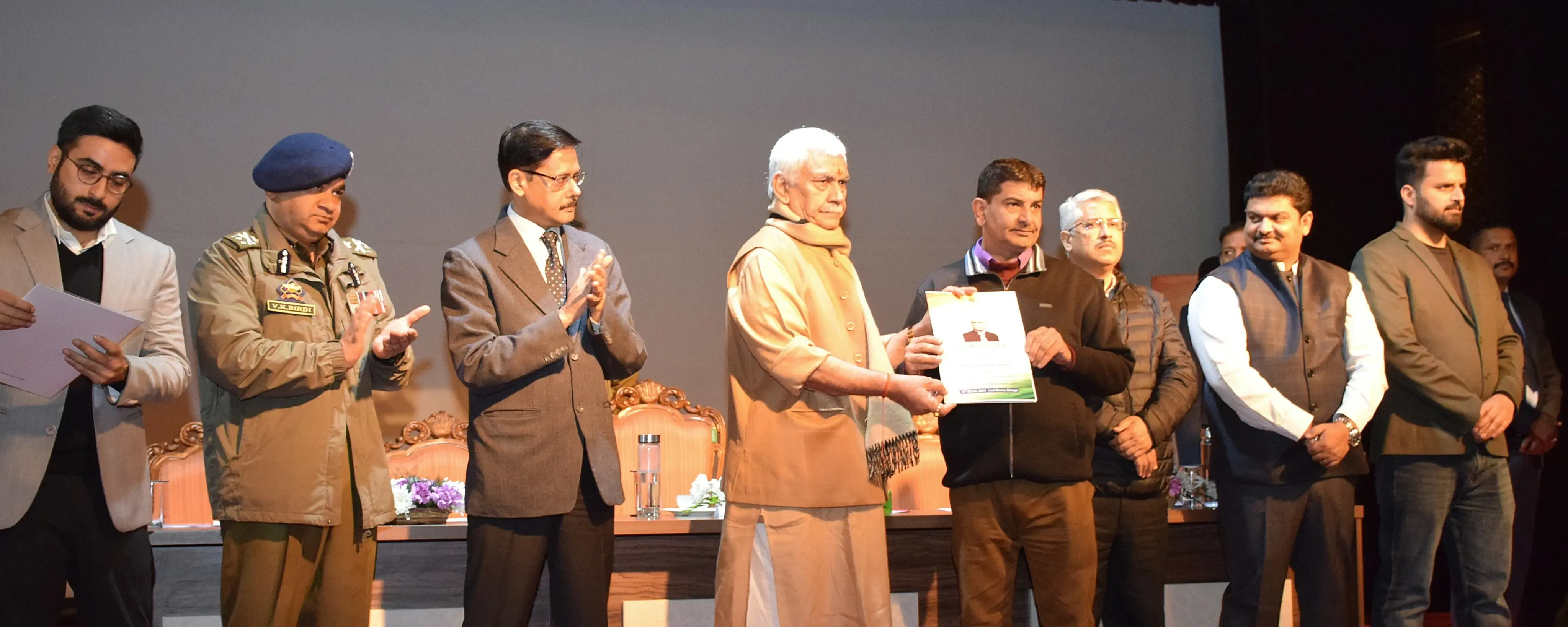 Jammu and Kashmir’s L-G Manoj Sinha Empowers 50 Families of Terror Victims