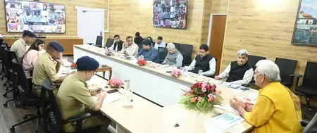 Lt Governor Manoj Sinha Reviews Anti-Drug Campaign in J&K