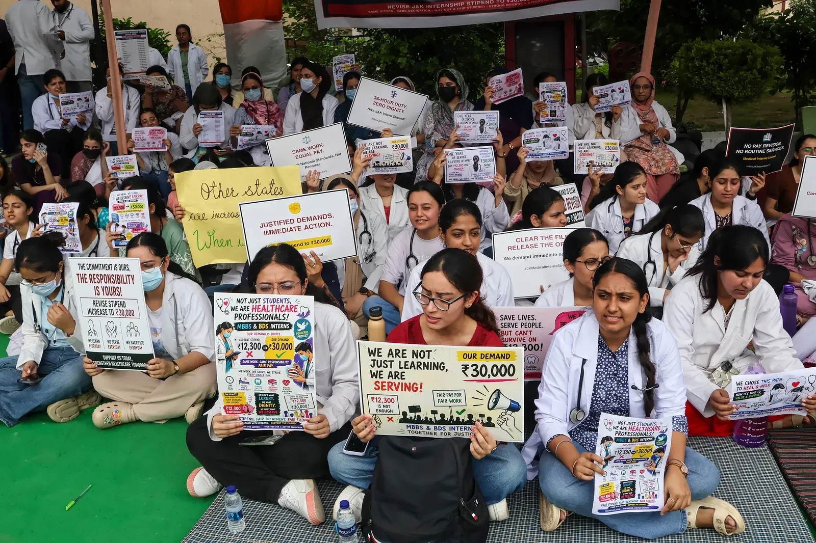 J&K medical interns strike over stipend: ₹12,300 to ₹30,000 demand