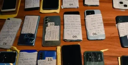 How Did Police in Ganderbal Recover 46 Missing Mobile Phones?