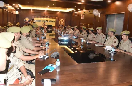 J&K Police review security, cybercrime in Rajouri-Poonch range