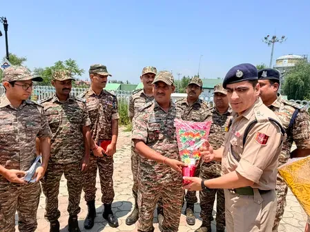Srinagar Police welcome CAPF companies for Amarnath Yatra 2026 security