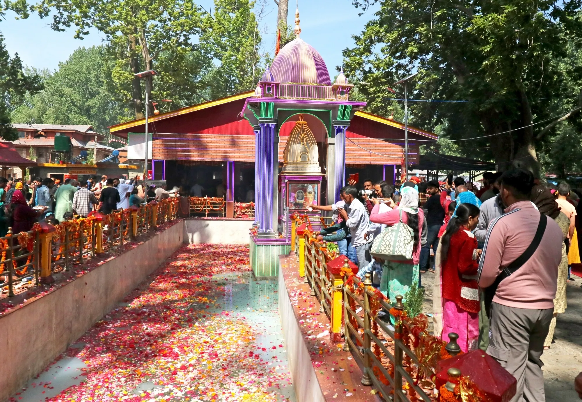 What Security Measures Are in Place for the Kheer Bhawani Festival?