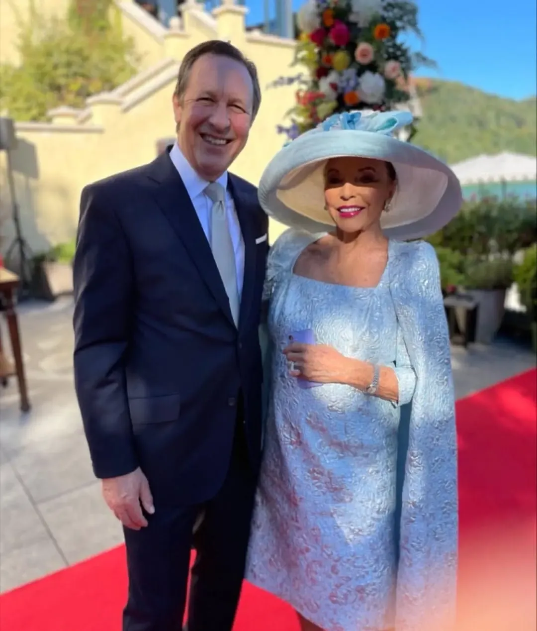 How Did Joan Collins Celebrate 24 Years of Marriage with Percy Gibson?
