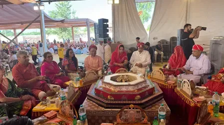 जोधपुर में बीएपीएस स्वामिनारायण मंदिर की प्राण प्रतिष्ठा विधि आरंभ, महंत स्वामी महाराज करेंगे प्राण प्रतिष्ठा