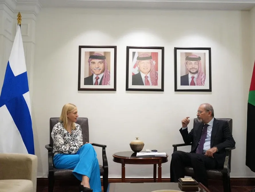 What Are Jordan and Finland Discussing About Bilateral Relations and Gaza Ceasefire Efforts?