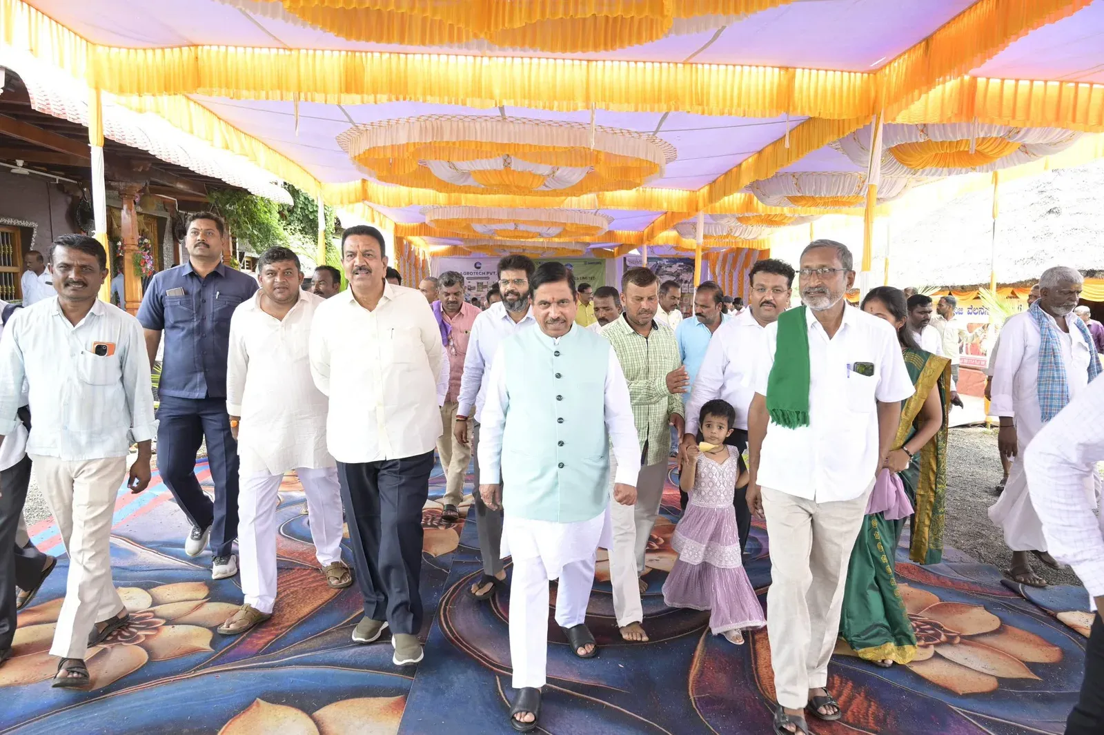 Joshi inaugurates BVG Wellness Centre in Gadag village