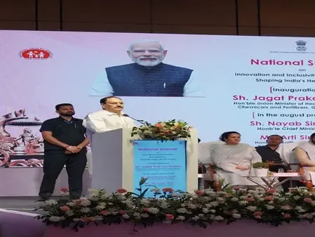 JP Nadda inaugurates 10th Health Summit in Chandigarh, cites 79% drop in child mortality