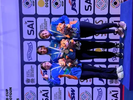 Jr World Cup Shooting: India sweep women’s 50m rifle prone podium, add men’s silver and bronze 