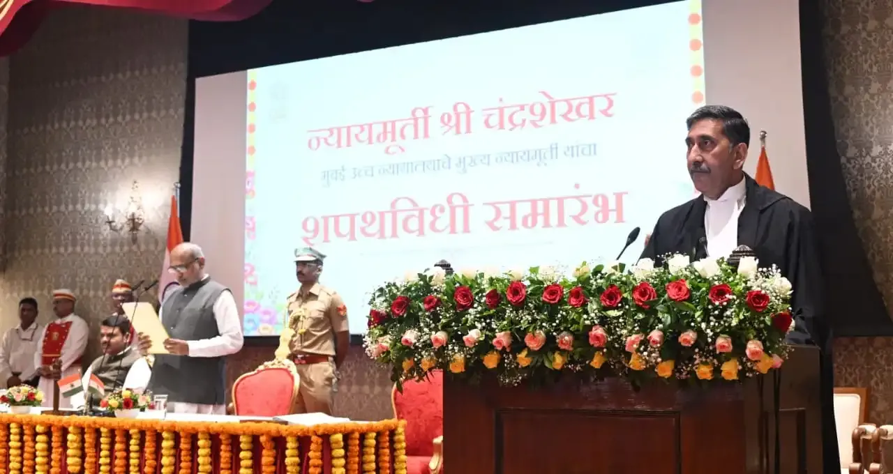 Did Justice Shree Chandrashekhar Just Take Oath as Chief Justice of the Bombay High Court?