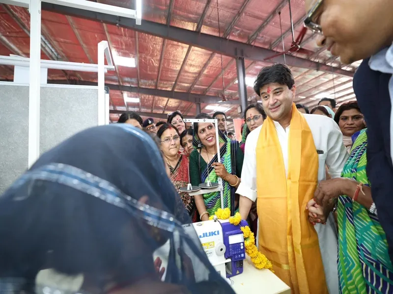 Scindia Launches Adani-Backed Garment Hub in MP's Shivpuri