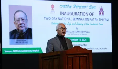 कला के जरिए रतन थियम के शांति और सद्भाव के संदेश को आगे बढ़ाएं : मणिपुर के गवर्नर