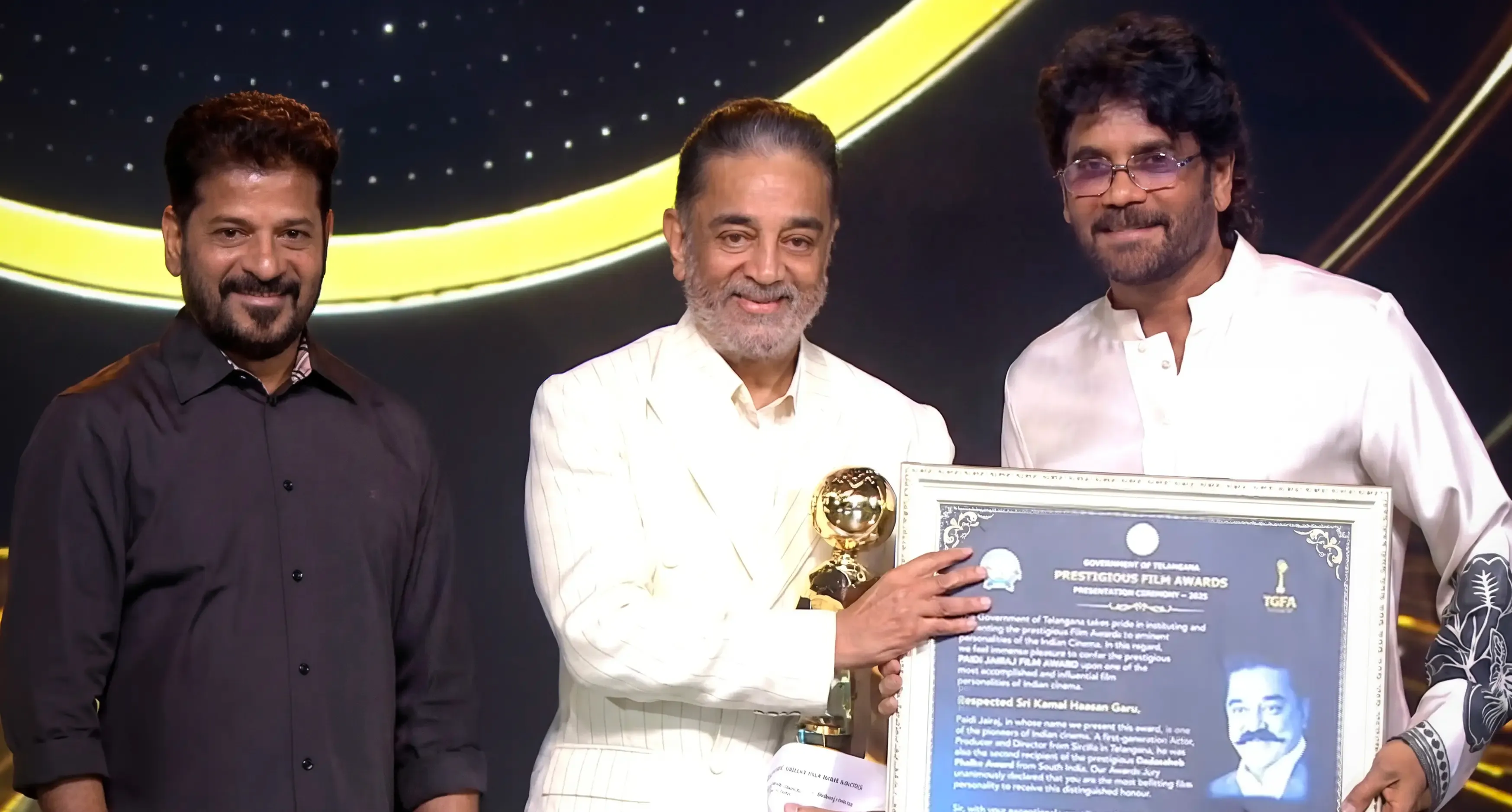 Kamal Haasan Playfully Declares Chiranjeevi His Senior in Politics but Junior in Cinema