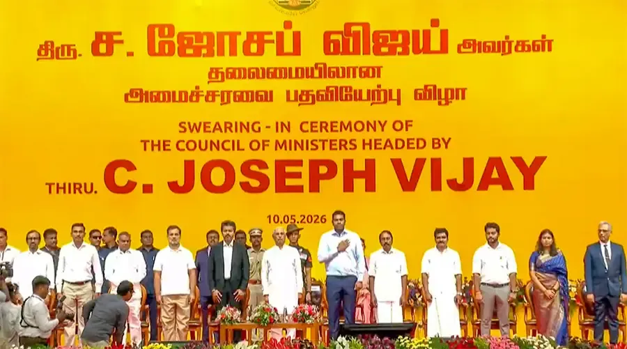 Vijay sworn in as Tamil Nadu CM: Kamal Haasan leads film fraternity greetings