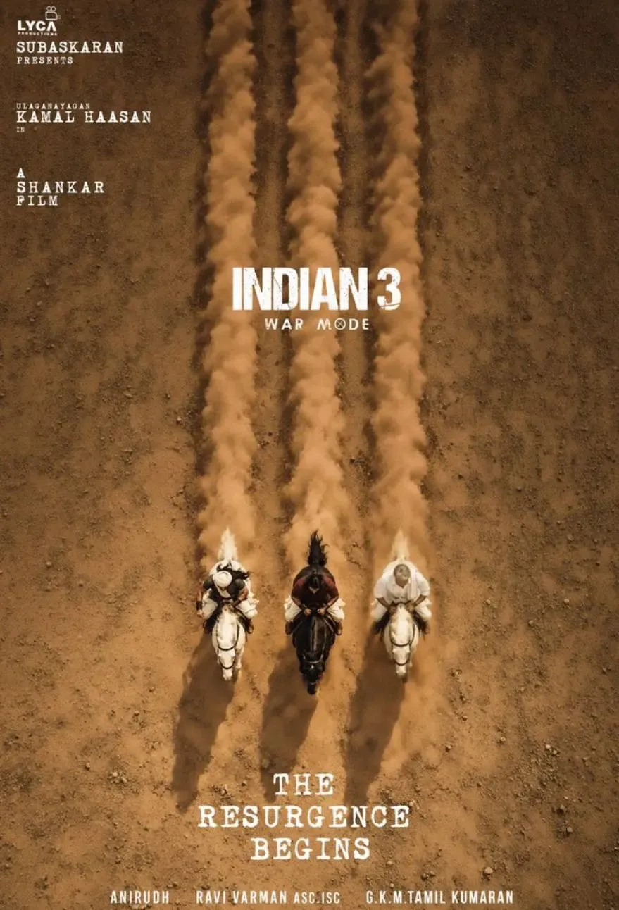 Indian 3 new poster out: Kamal Haasan's Senapathy returns in 'War Mode'