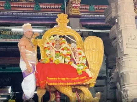 कांडा षष्ठी उत्सव के समापन पर भगवान मुरुगन और देवी दीवानाई के दर्शन करने पहुंचे हजारों श्रद्धालु
