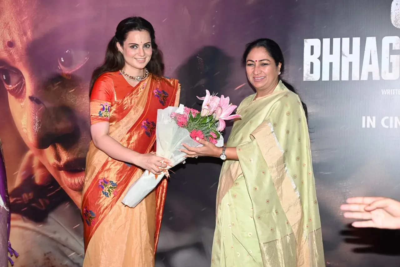 Kangana Ranaut thanks Delhi CM Rekha Gupta at 'Bharat Bhhagya Viddhaata' screening