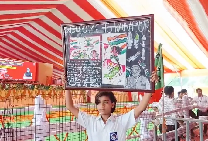 Did Kanpur artist really thank PM Modi for Operation Sindoor with a stunning sketch?