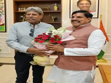 Kapil Dev backs MP sports push, offers mentorship for cricket talent in Bhopal
