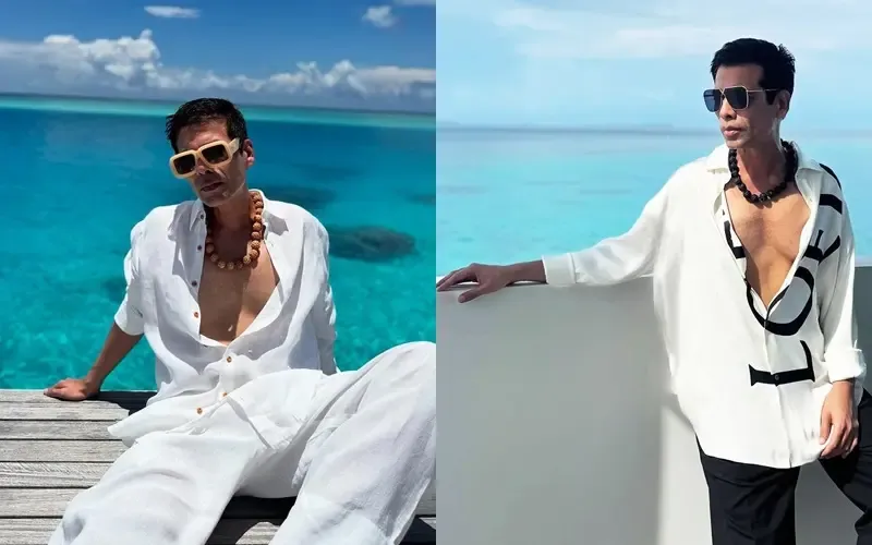 Karan Johar's Inaugural Trip to Maldives: A Journey of Serenity
