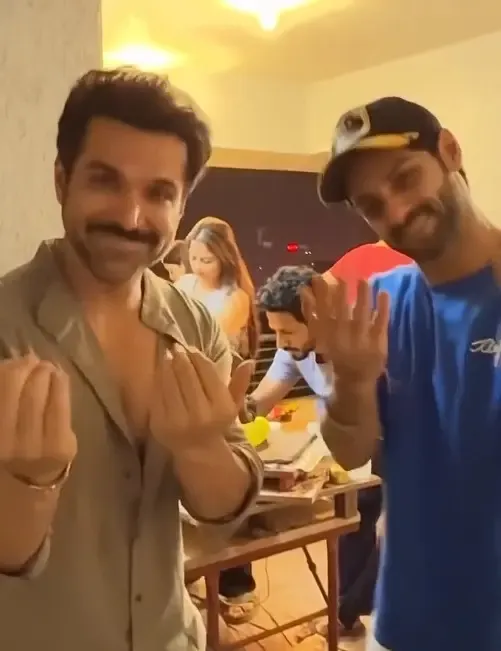Karan Wahi, Rithvik Dhanjani recreate 'Kyunki Saas Bhi' style for eco-friendly Ganpati