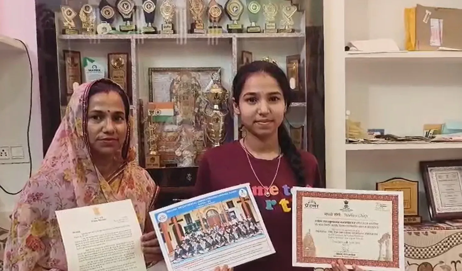 करौली की माधवी छिपी को PM मोदी का पत्र, 'प्रेरणा' कार्यक्रम में विचार साझा करने पर मिली सराहना