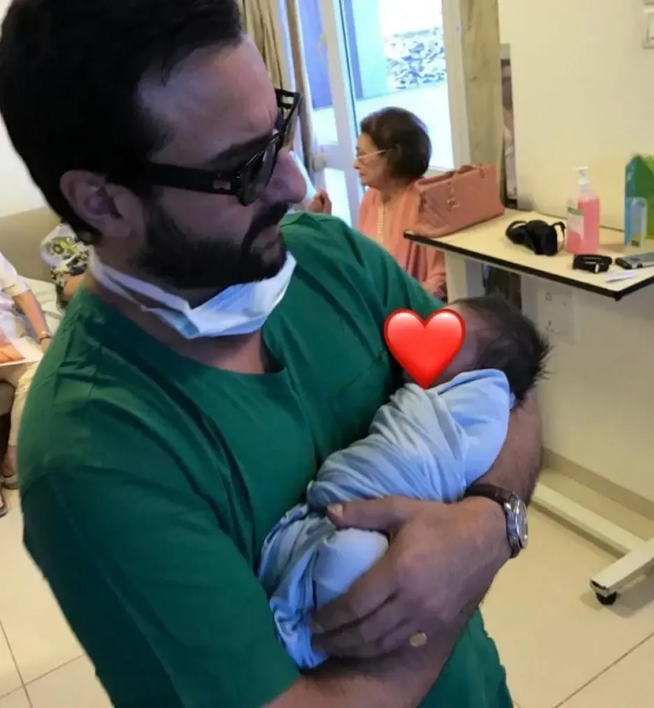 Did Kareena Kapoor Just Share a Throwback Photo of Saif Ali Khan with Newborn Taimur?
