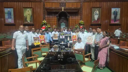 Will Karnataka BJP and JD(S) Succeed in Their Protest Demanding the Resignation of Excise Minister?