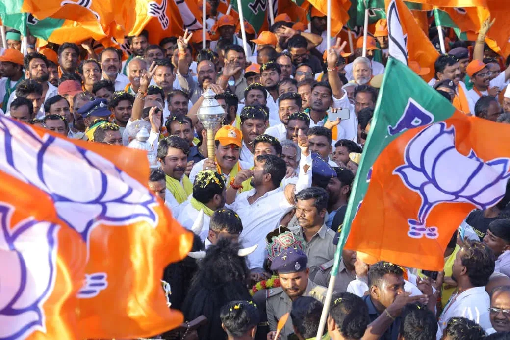 BJP padayatra Day 4: Vijayendra targets Congress over Five Guarantees in Koppal