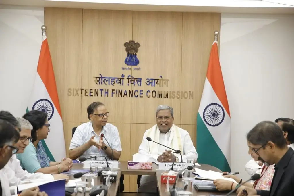 How is Karnataka CM Engaging with the 16th Finance Commission for Tax Devolution?