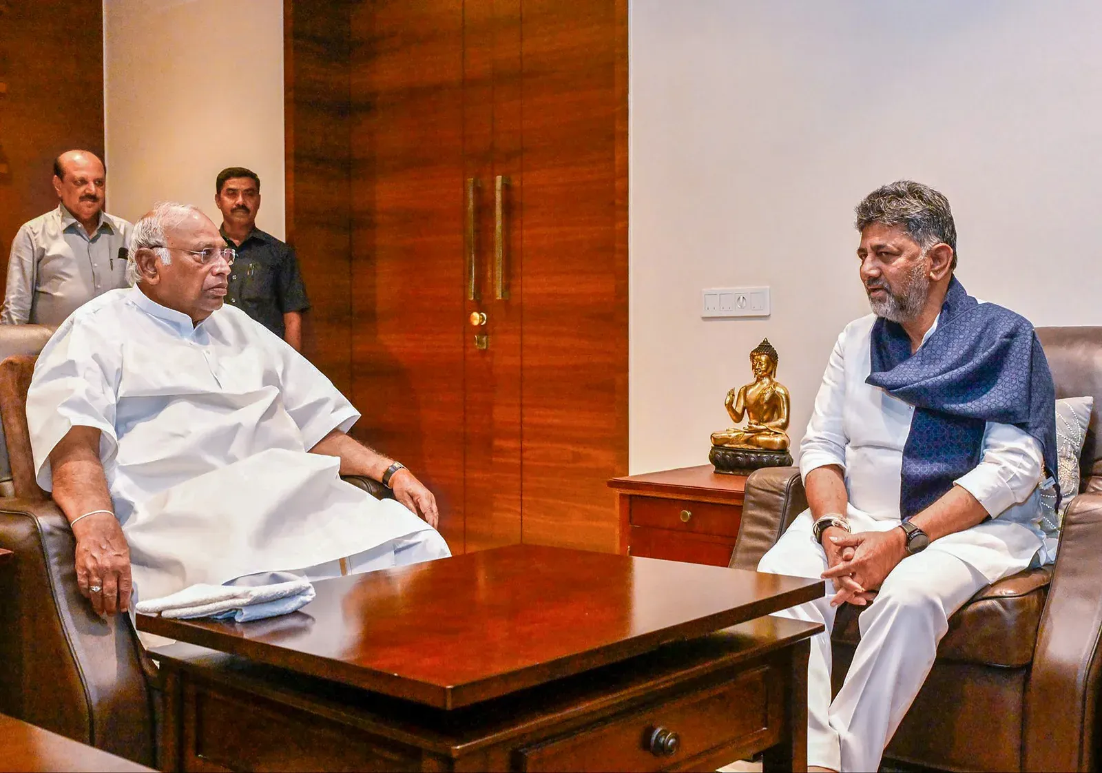 Karnataka Cabinet expansion: CM Shivakumar flies to Delhi, 20 berths vacant