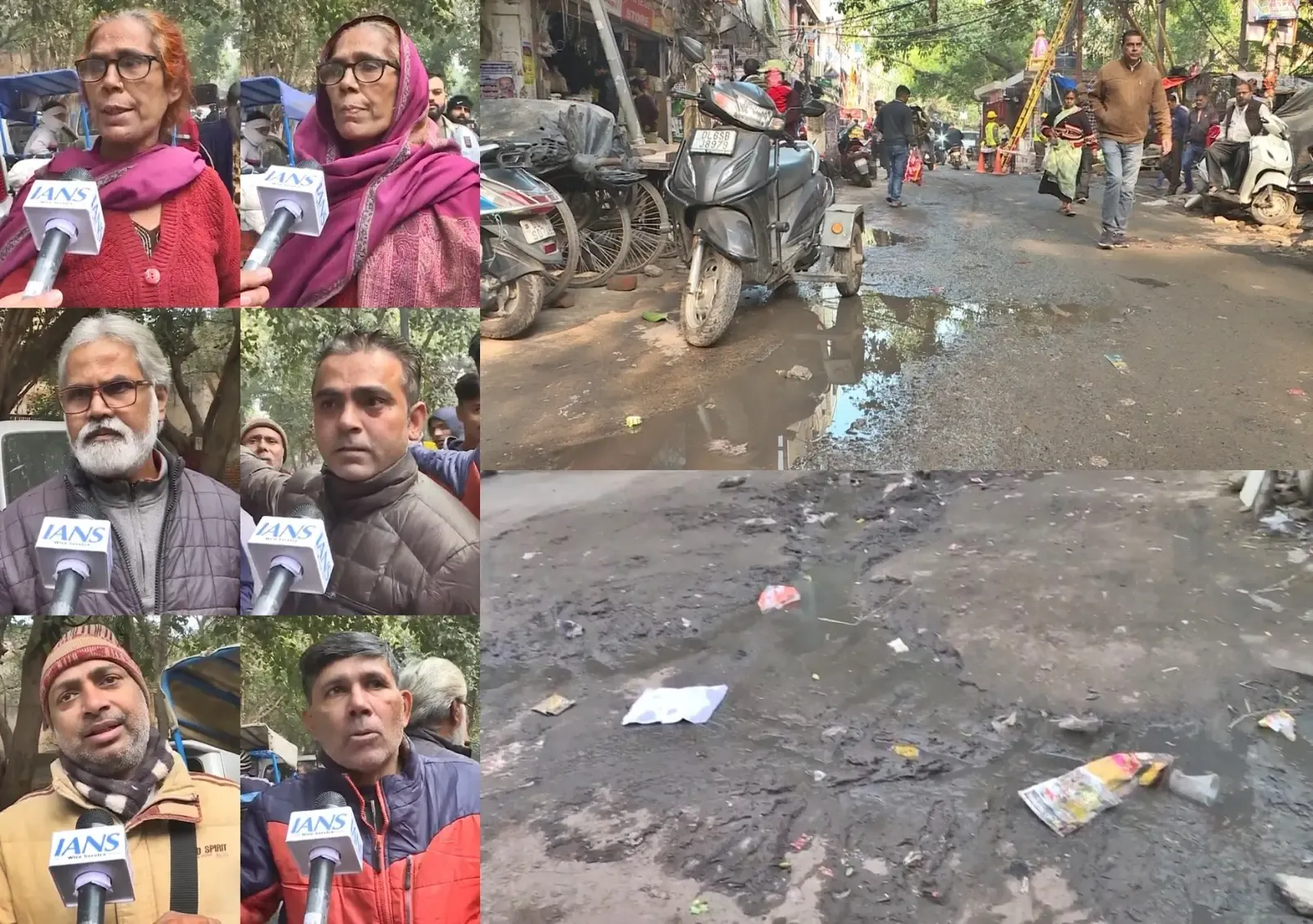 Reality Check in Karol Bagh: Residents Voice Concerns Over Poor Roads, Trash, and Ineffective Drainage